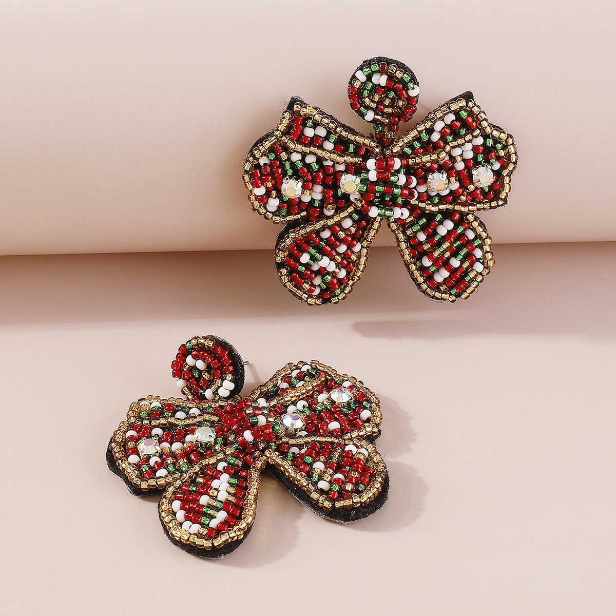 Wholesale Boho Christmas Beaded Earrings